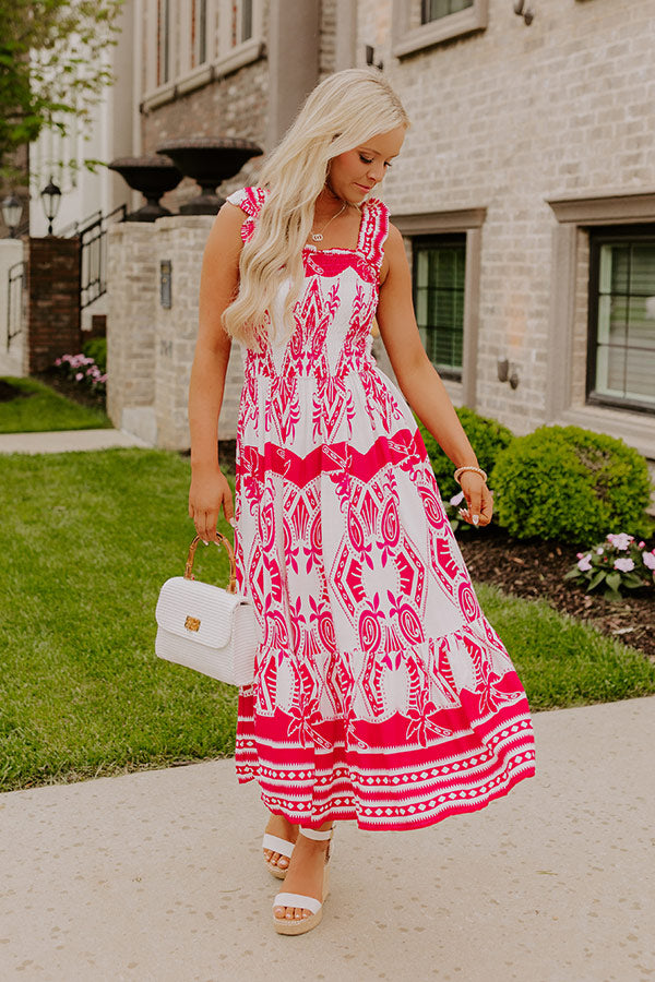 Villa Bound Floral Midi Dress Image 1