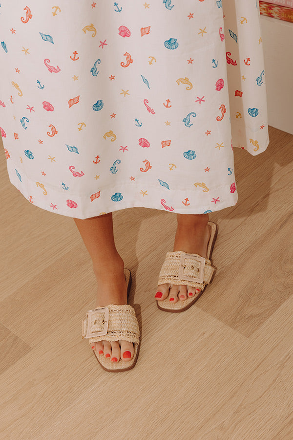 The Jody Raffia Woven Sandal Image - 1