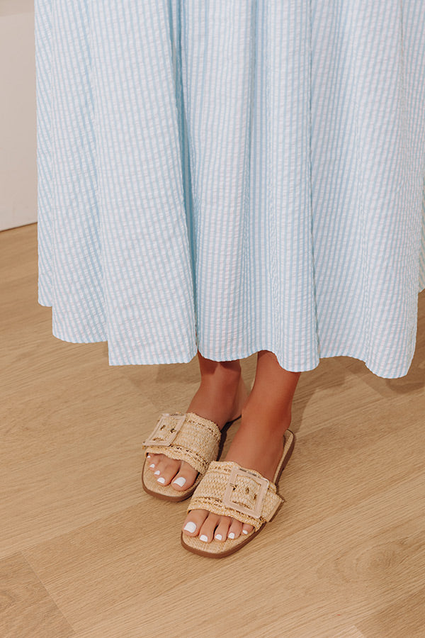 The Jody Raffia Woven Sandal Image - 1