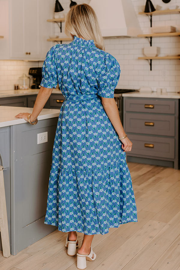 Darling Smile Floral Midi Dress Image 5