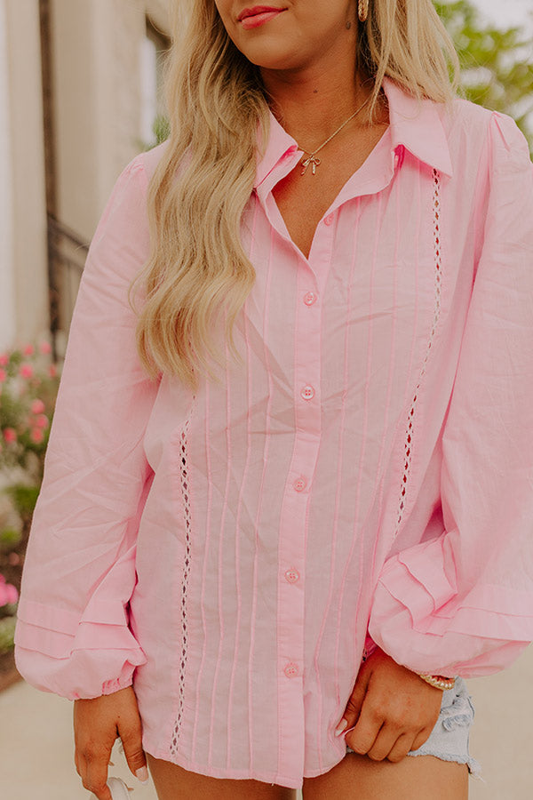 Sweet Smile Button Down Top Image 4
