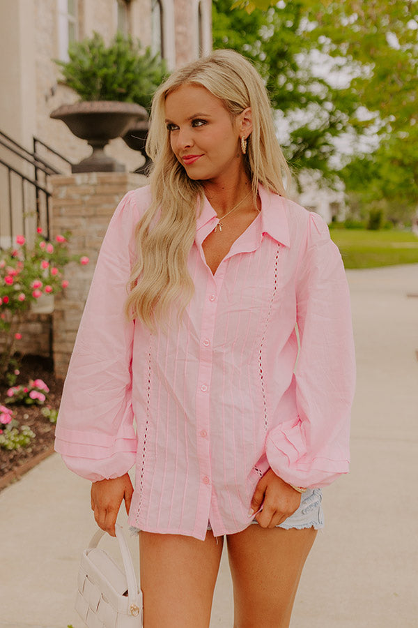 Sweet Smile Button Down Top Image 1