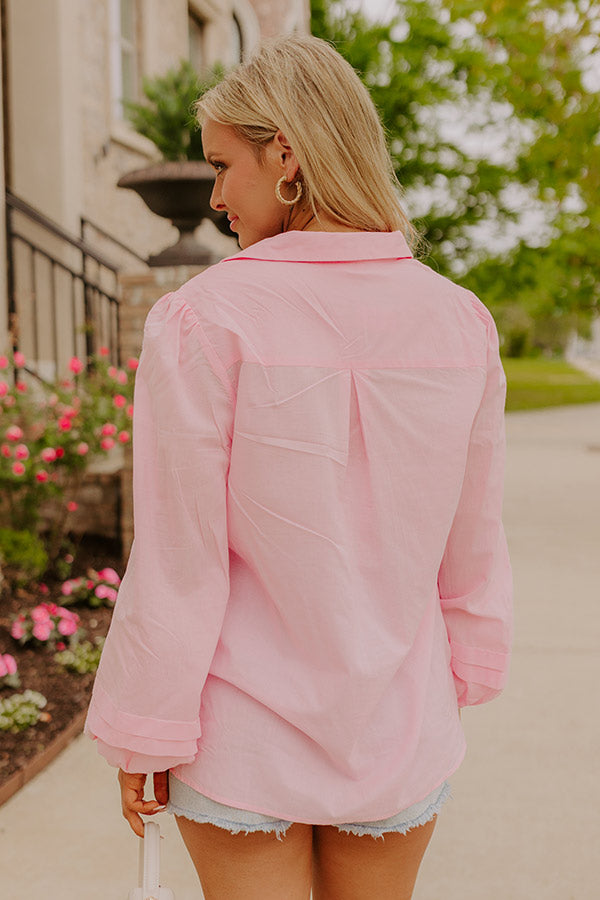 Sweet Smile Button Down Top Image 3