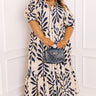 Tropical Getaway Button Down Midi Dress Curves Image 1