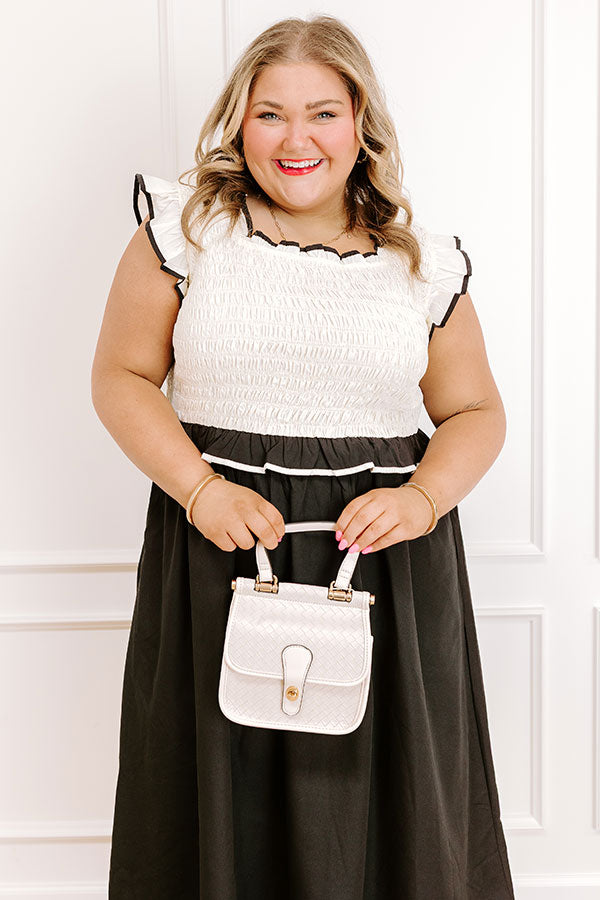 Simply Luxe Smocked Midi Dress Curves Image 1