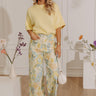 The Florence High Waist Floral Eyelet Pants Image - 1