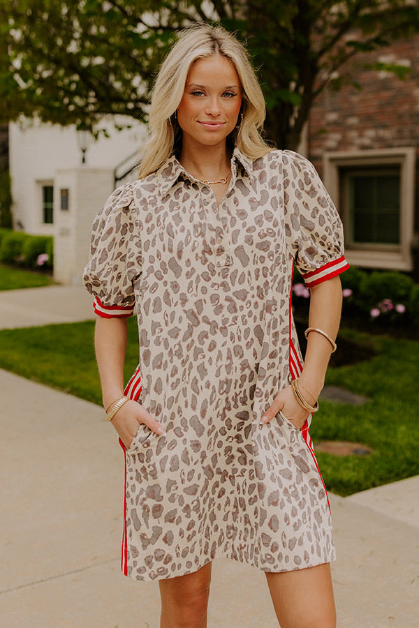 Fan Favorite Leopard Mini Dress Image 3