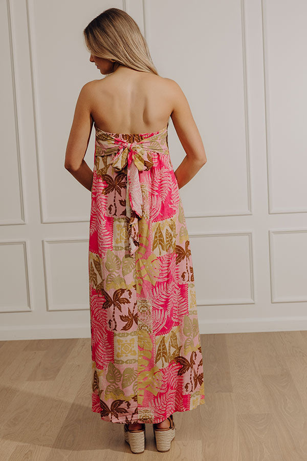 Bungalow Cutie Linen-Blend Maxi Dress Image - 4