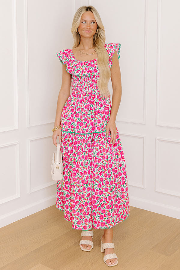 Sweet Garden Floral Midi Dress Image 1