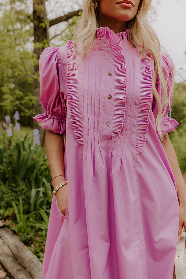 purple pleated mini dress Purple Buckle Strap Pleated Mini Dress