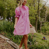 Sweet Energy Pleated Mini Dress in Purple Image 1