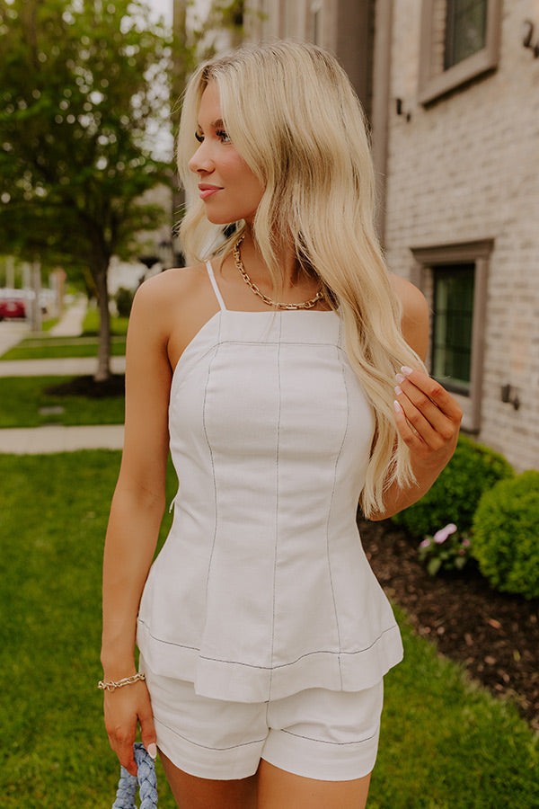 Penthouse Views Denim Top Image 1