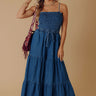 Show Stopper Wide Leg Denim Jumpsuit Image - 1