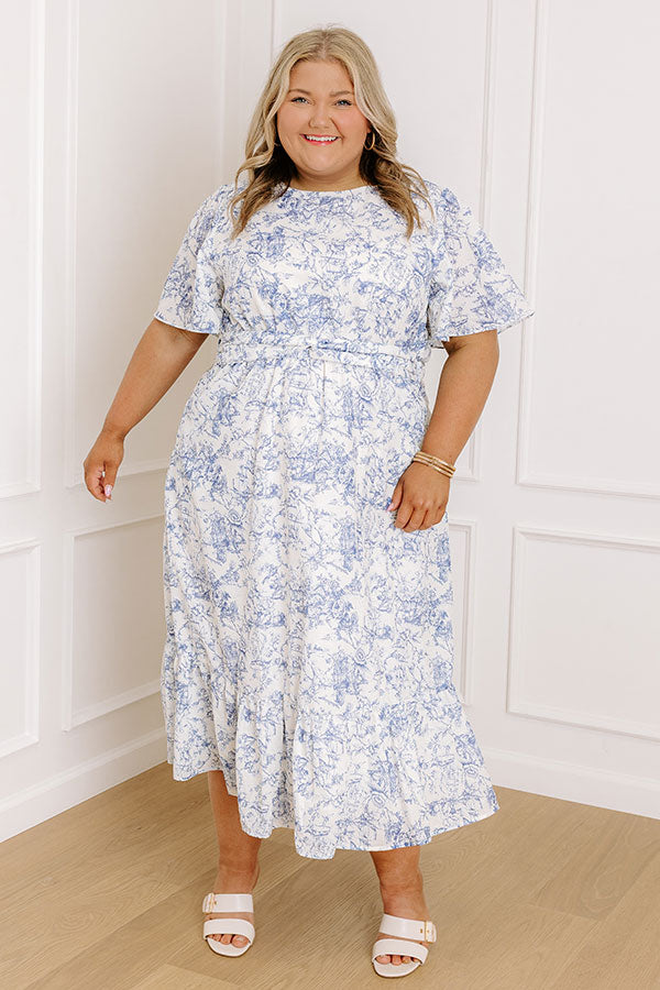 Sail And Petals Midi Dress Curves Image 1