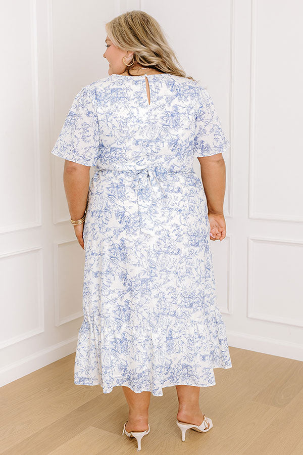 Sail And Petals Midi Dress Curves Image 4