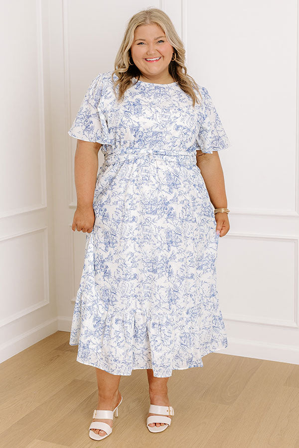 Sail And Petals Midi Dress Curves Image 5