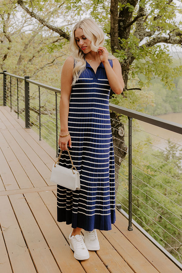 Yacht Club Cutie Stripe Knit Maxi Dress – Impressions Online Boutique