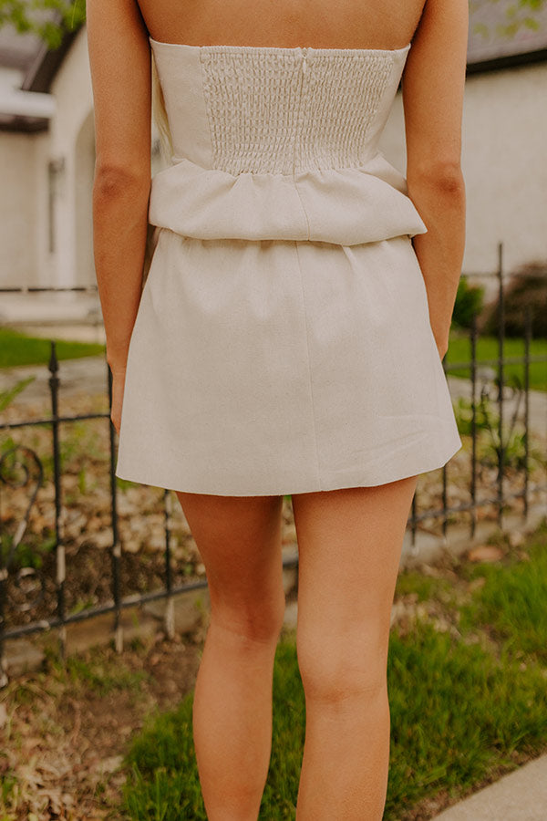 Sunday Social High Waist Mini Skirt Image 3