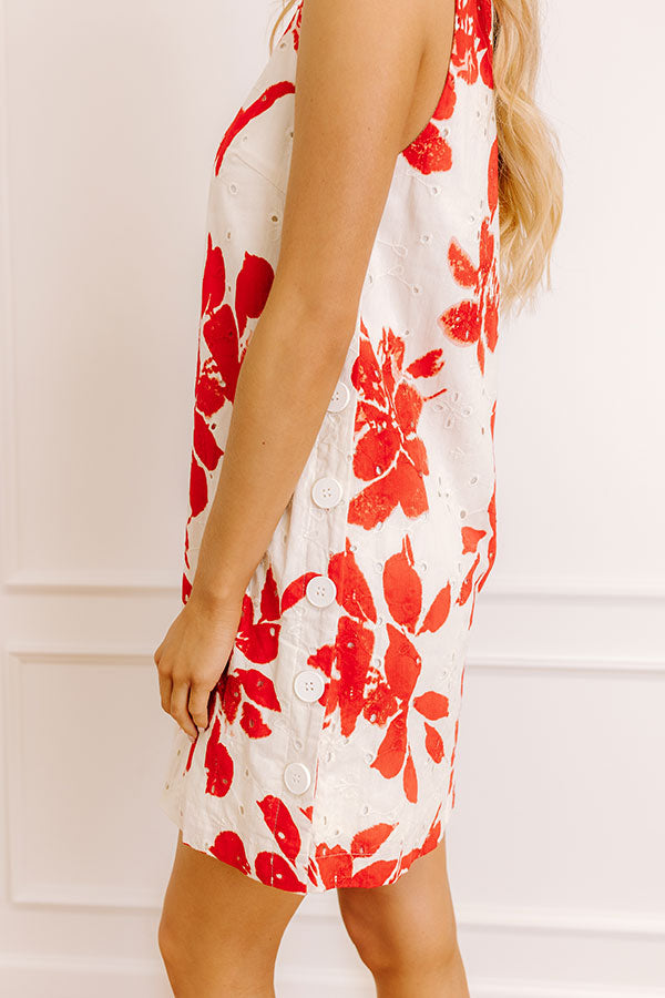 Terrace Blooms Eyelet Mini Dress Image 4