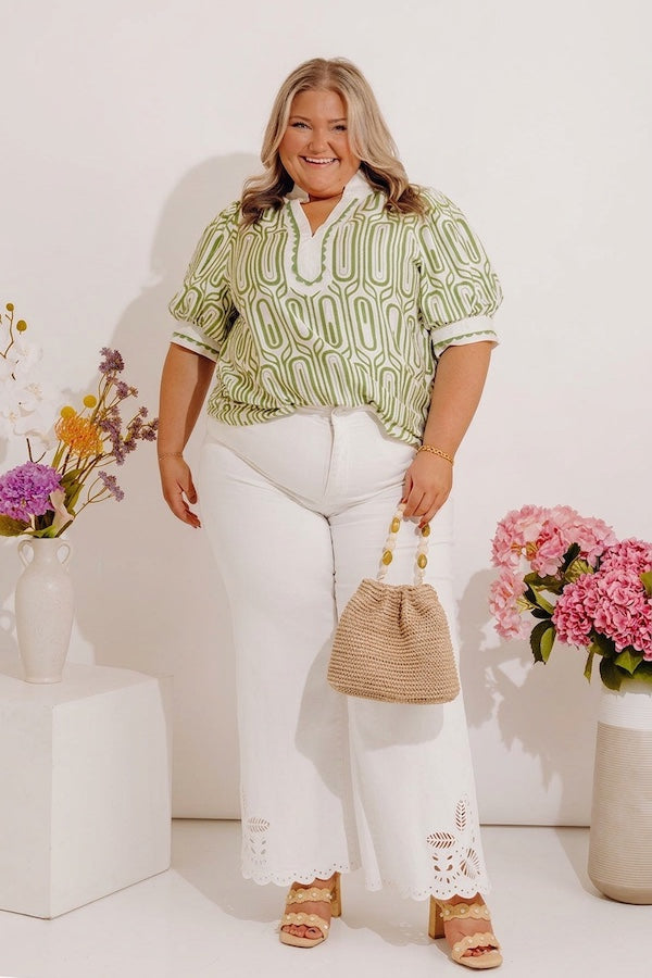 Art Deco Chic Shift Top Curves Image - 4