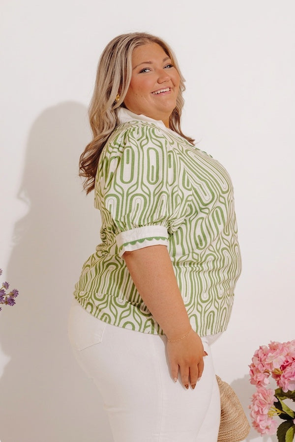 Art Deco Chic Shift Top Curves Image - 2