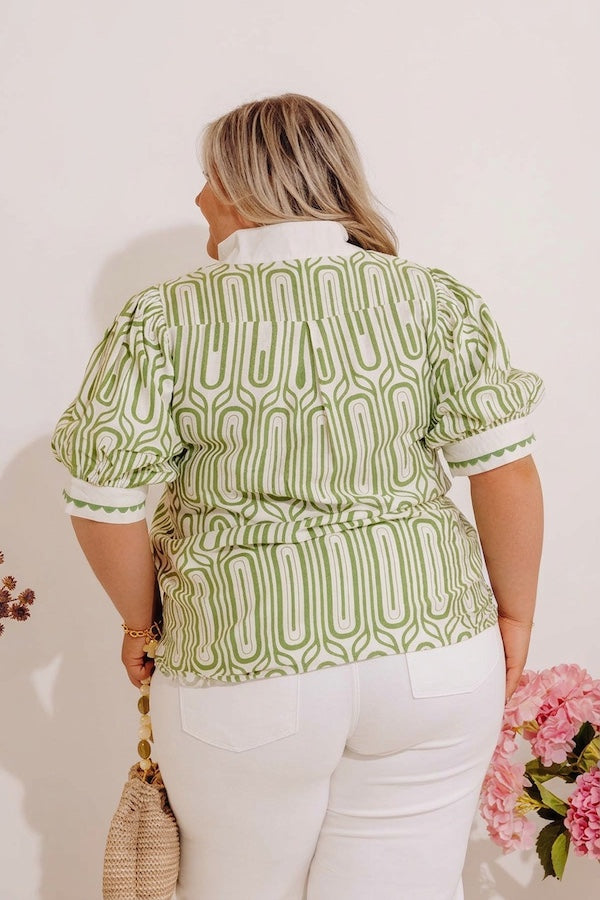 Art Deco Chic Shift Top Curves Image - 3