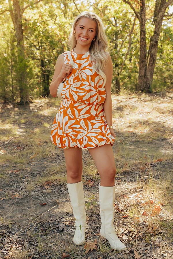 Girls Trip Chic Bubble Top in Orange Image - 2