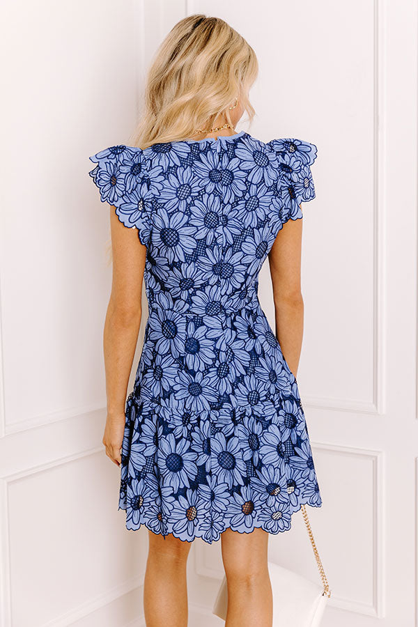 Botanical Garden Brunch Embroidered Mini Dress Image 4