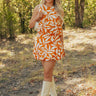 Girls Trip Chic High Waist Bubble Mini Skirt in Orange Image - 1