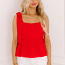 Flirty Moment Peplum Top Image 1