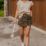 The Nicole High Waist Denim Skort Image - 1