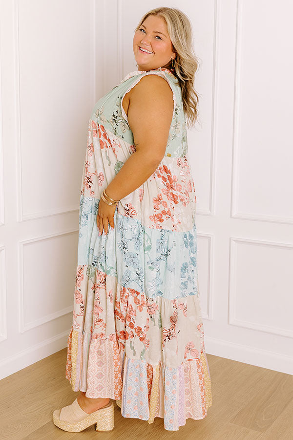 color block maxi dress plus size Garden Party Cutie Color Block Maxi Dress Curves – Impressions Online  Boutique