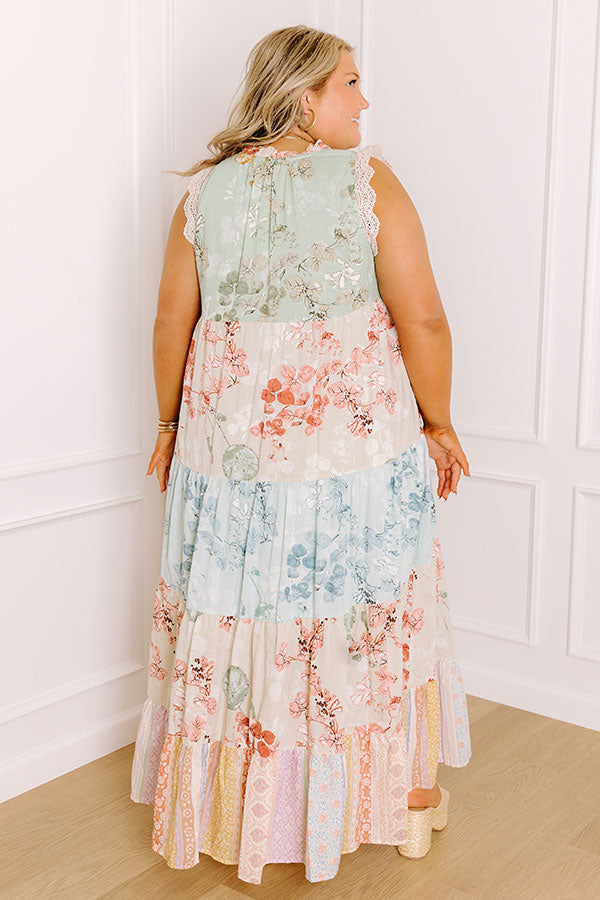 Garden Party Cutie Color Block Maxi Dress Curves – Impressions Online Boutique