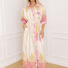 Isles of Scilly Floral Maxi Dress in Pink Image - 1