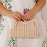 Coastal Views Woven Purse in Oatmeal Image - 1