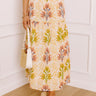Sunshine And Sorbet High Waist Floral Midi Skirt Image 1