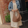 Villa Views Midi Dress in Champagne Image - 1