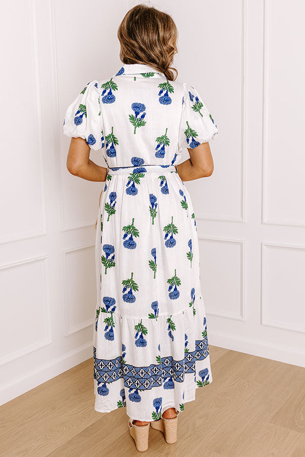 Carnation Kisses Floral Midi Dress Image 4