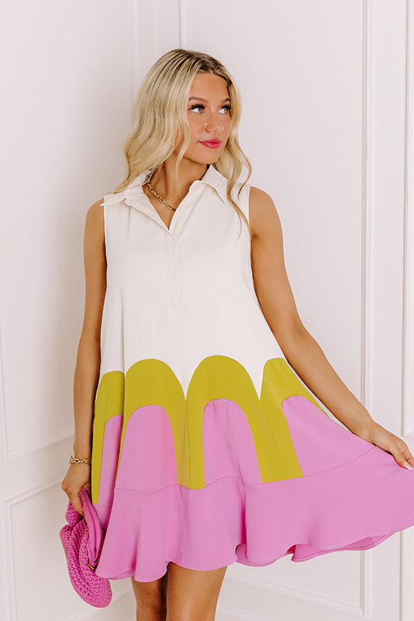 Sweetie Pie Color Block Mini Dress Image 1