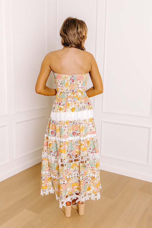 Meadow Views Smocked Floral Midi Dress Image 4
