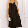 Villa Views Midi Dress in Black Image 1