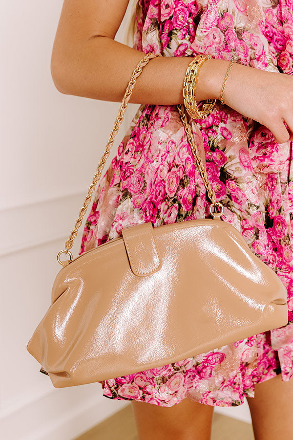 Skyline Views Patent Purse in Iced Latte Image 1