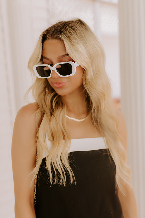 Kind Eyes Sunnies in White Image 2