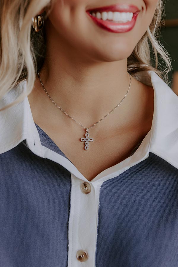 Loving Gaze Cubic Zirconia Necklace Image - 1