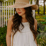 Sunny Views Raffia Woven Hat in Tan Image 1