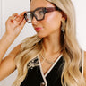 Bungalow Cutie Sunnies in Grey with Clear Lens Image 1