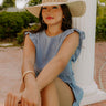 Sunny Views Raffia Woven Hat in Ivory Image 1