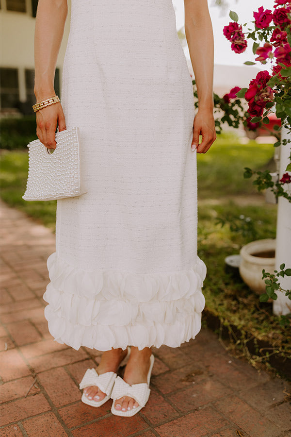 tweed midi dress LEO LIN - Odette Tweed Midi Dress