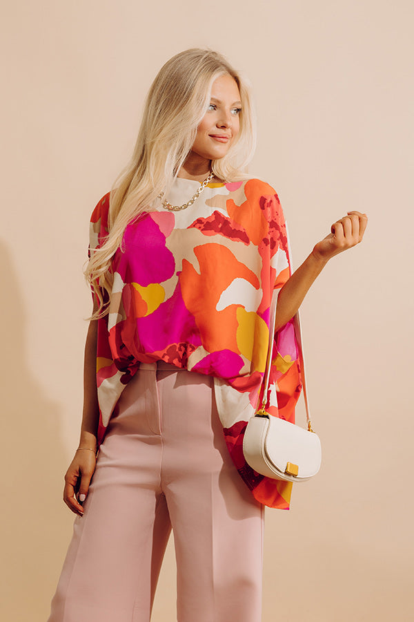 On Vacay Time Caftan Top Image - 1