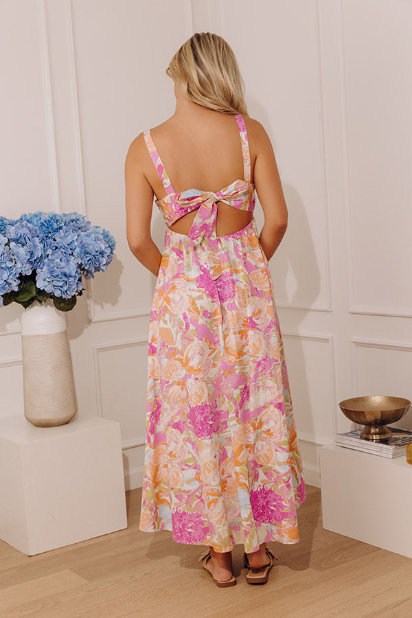 midi sunset dress Lou Midi Dress